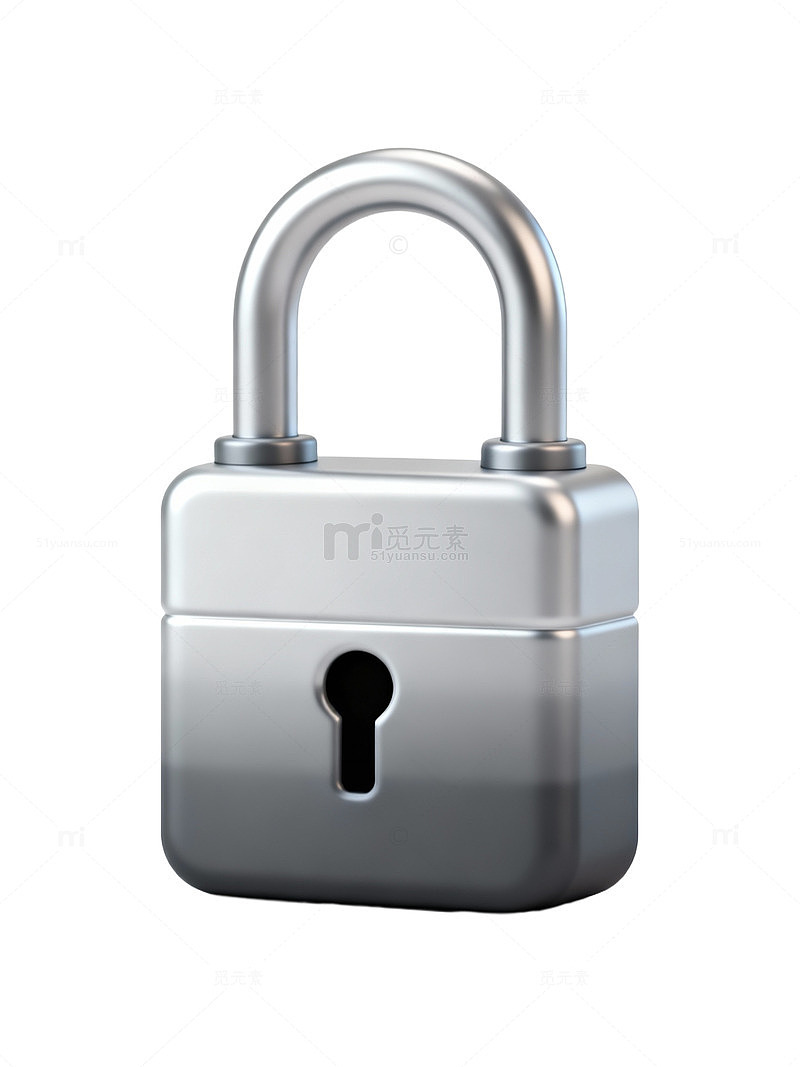 金属质感挂锁图标38