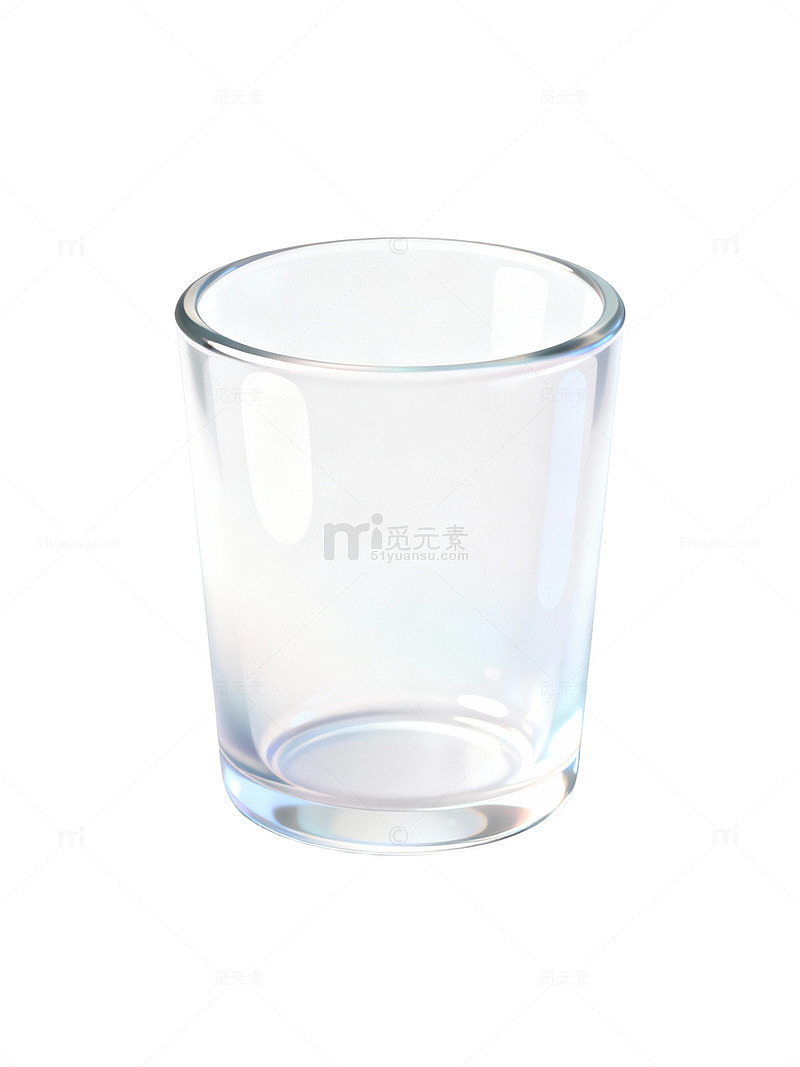 透明玻璃杯特写50