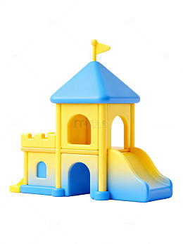 卡通城堡滑梯02