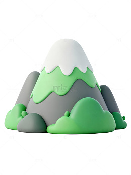 卡通山峰插画19