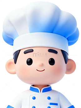 可爱厨师卡通形象61