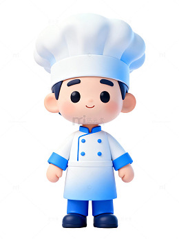 可爱厨师卡通形象37