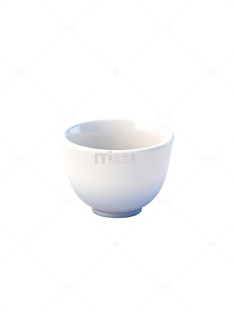 简约白色茶杯05