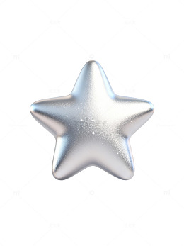 银色星形光效图标35