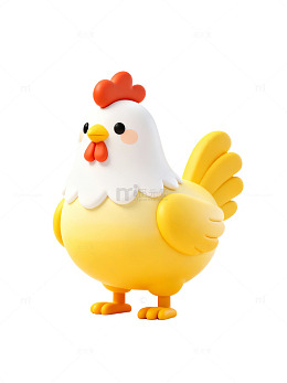 可爱卡通小鸡插画24