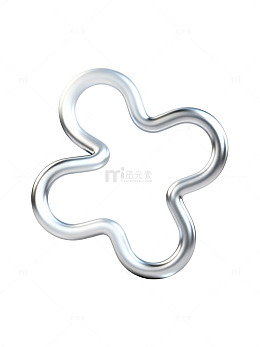 银色金属花瓣造型50