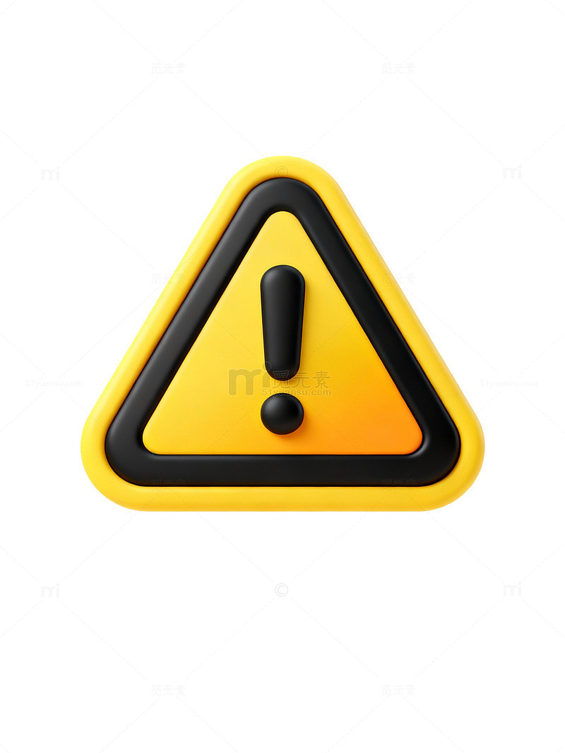 黄色警示三角图标15