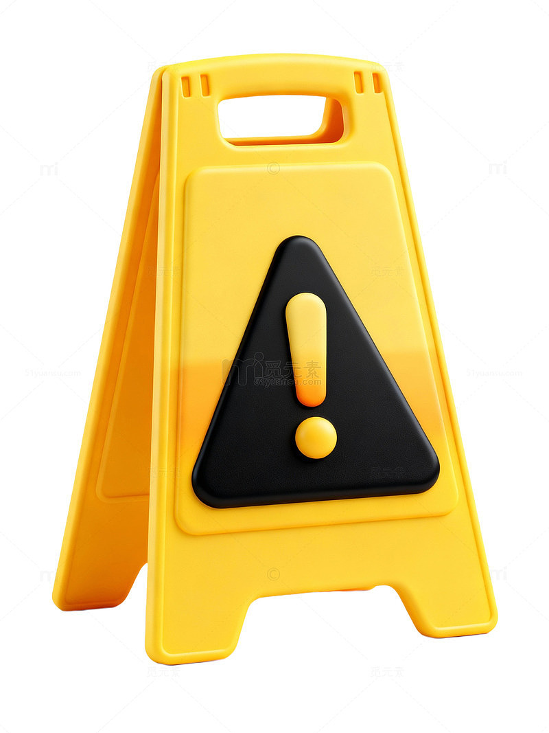 黄色警示标志图标33