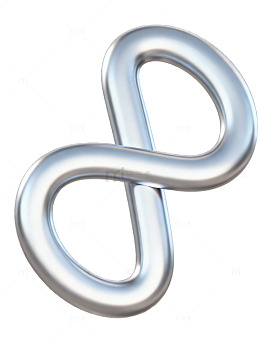 银色金属无限符号12