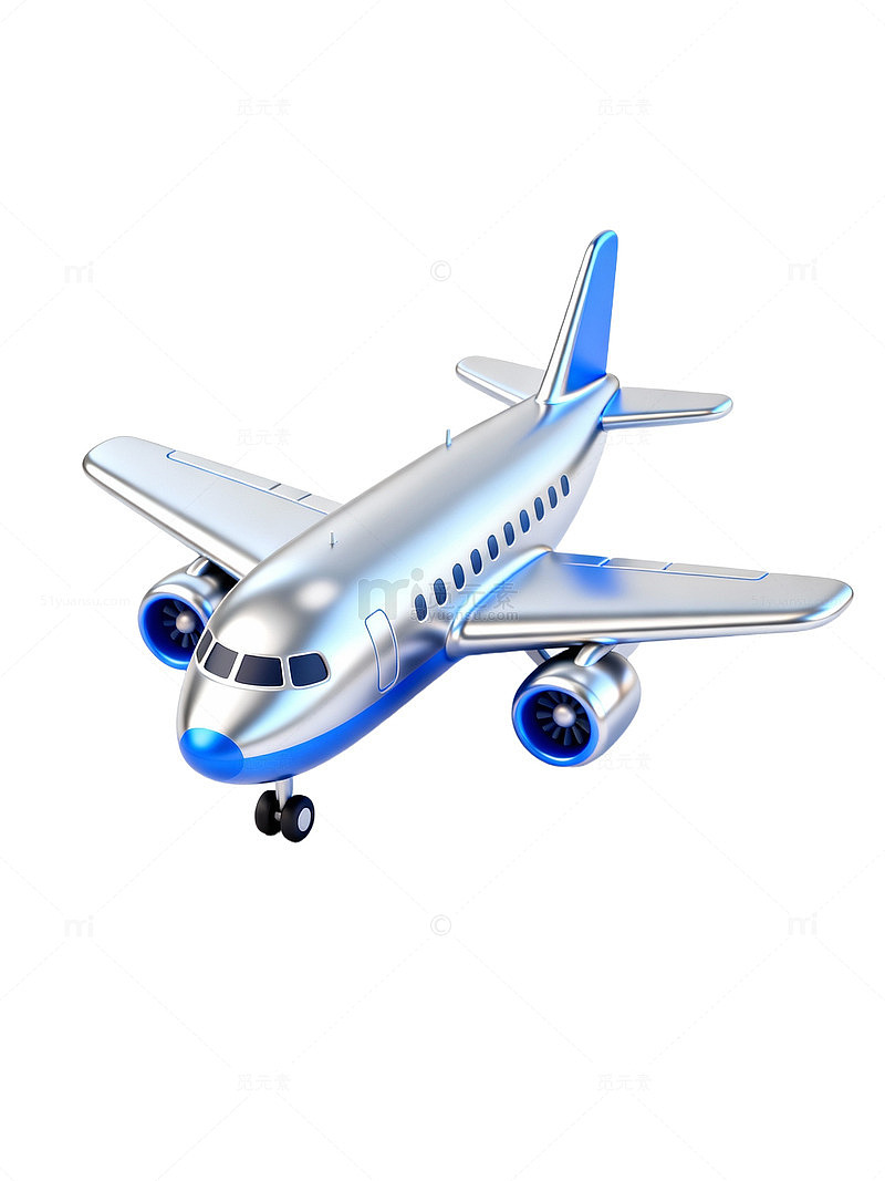 卡通飞机插画素材75