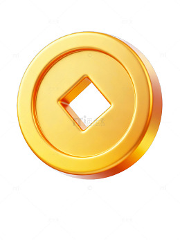 金色古币设计素材44