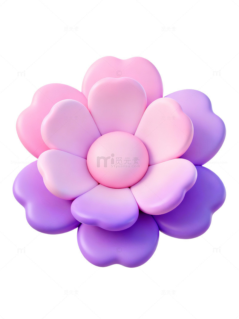 渐变花瓣装饰图案88