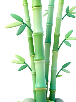 清新竹子插画素材29
