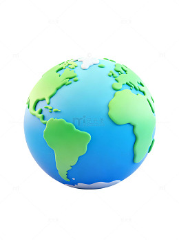 地球3D图标素材18