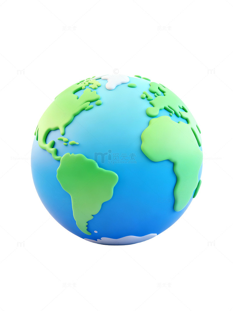 地球3D图标素材18
