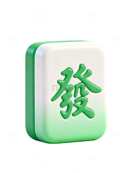 绿色发财麻将图标37