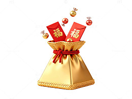 金色福袋新年素材56