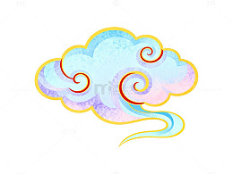 彩色祥云图案47