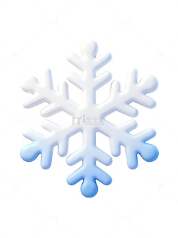 蓝色渐变雪花图案80