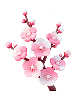 粉色樱花枝头绽放55