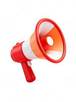 红色扩音器图标68