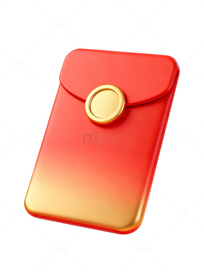 红金渐变红包素材40