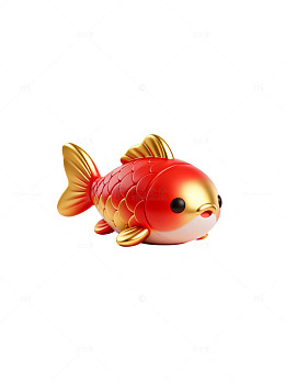 红金锦鲤卡通形象88