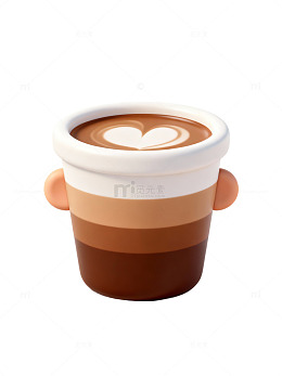 可爱咖啡杯拉花图案11