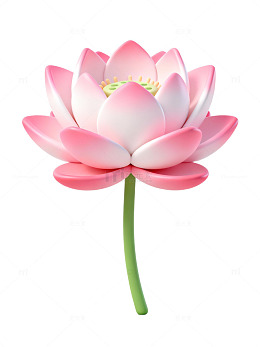 粉色莲花插画27