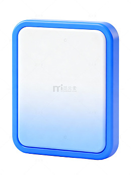 蓝色渐变边框设计43