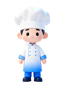 可爱厨师卡通形象19