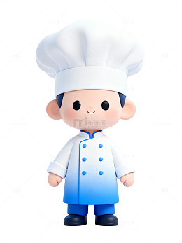 可爱厨师卡通形象94