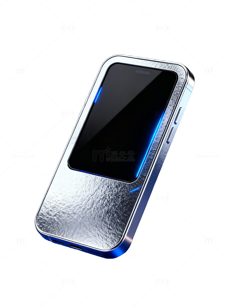 银色手机科技感设计31