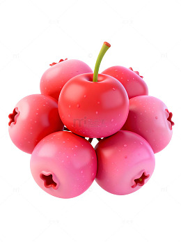 鲜红多汁果实特写05