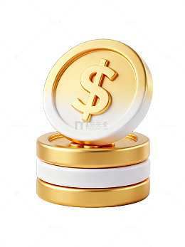 金色美元符号金币73