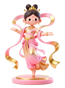 粉色古风舞姬玩偶42