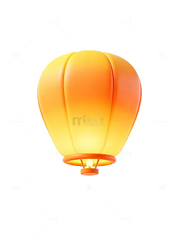 卡通热气球插画96