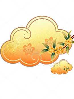 金色祥云桂花图89