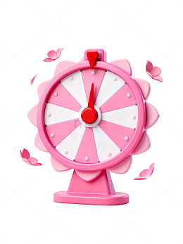 粉色转盘花瓣飞舞55
