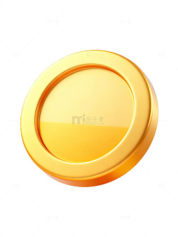金色圆形按钮图标90