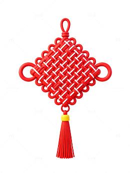 红色中国结挂饰72