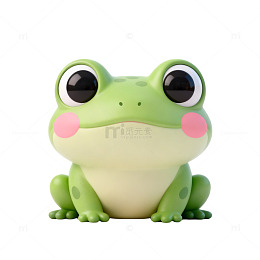 卡通青蛙可爱造型手办