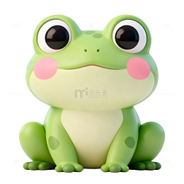 卡通青蛙可爱造型玩偶