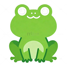 卡通青蛙矢量图设计元素
