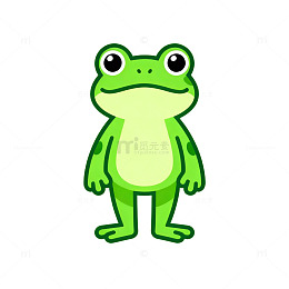 卡通青蛙插画素材