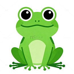 卡通青蛙插画