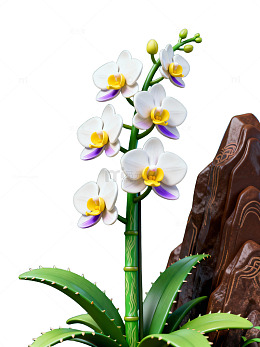 白兰蝴蝶兰特写80