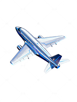 科幻飞机星空插画74