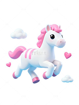 粉色小马飞奔图45