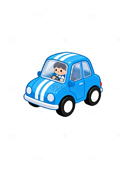 卡通赛车飞驰图18